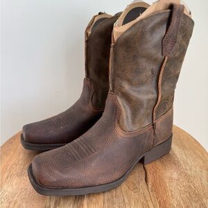 Ariat Kids Brown 6" Rambler Western Square Toe Boot Size 5 M - NEW with Box!